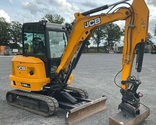 Bagr JCB 36C - 550mth, Powertilt, 2 okruhy, hydr.upínač