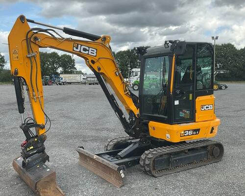 Bagr JCB 36C - 550mth, Powertilt, 2 okruhy, hydr.upínač