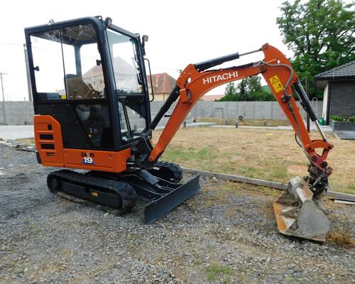 HITACHI ZX 19-6 CR,Hydraulická svahovka,TOP stav