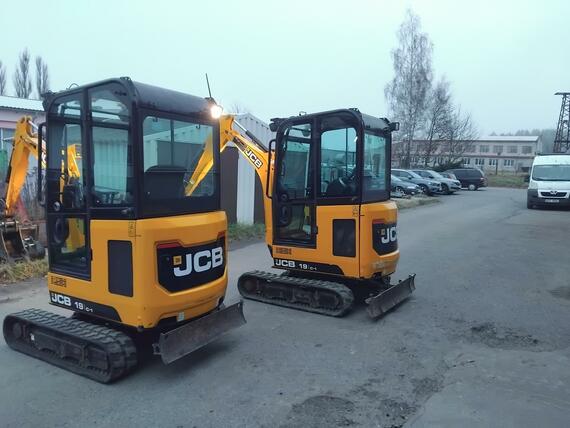 Jcb 19C-1 Roztah.Podvozek,, Dlouhé rameno