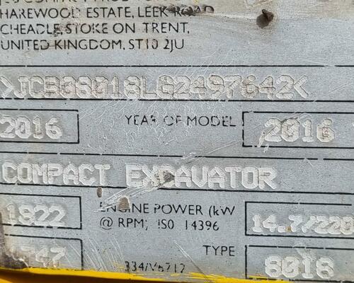 JCB 8018 CTS 