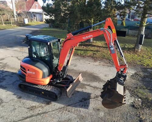 Kubota Kx042-4 Max výbava  Powertilt Klimatizace hydr, rychloupinač