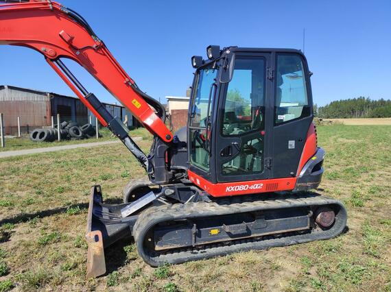KUBOTA KX080-4α2 - r.v. 2020 / 2715 mh / koupeno v ČR / TOP