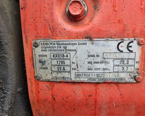 Kubota KX 018-4