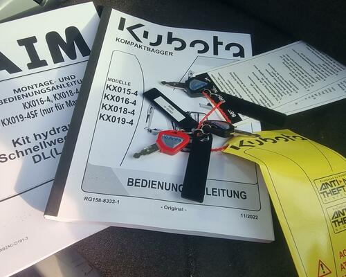  Kubota Kx 018-4 jen 800 MTH Hyd. svahovka + podkop