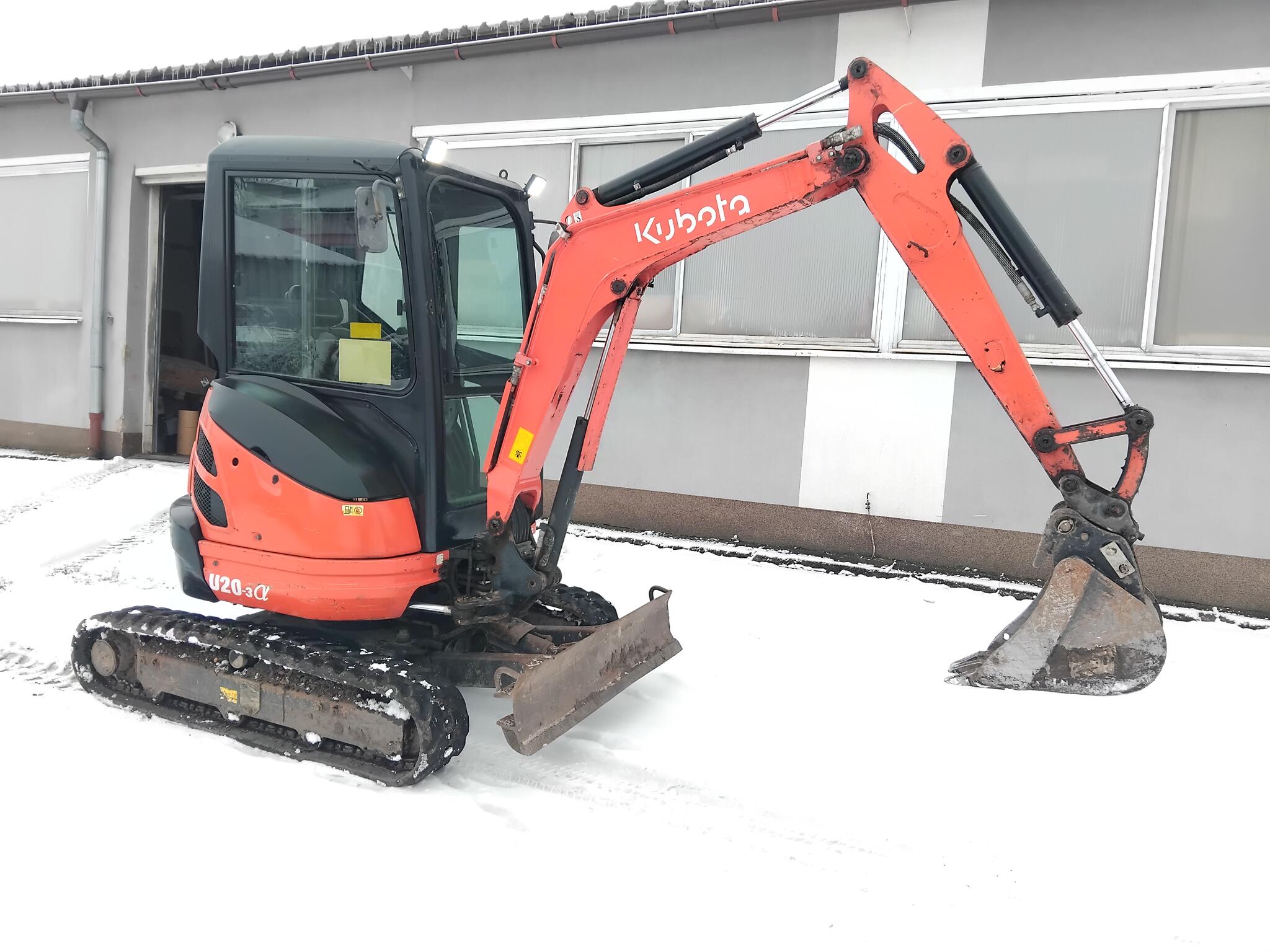 Kubota U20-3 Roztahovací Podvozek