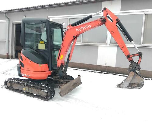 Kubota U20-3 Roztahovací Podvozek