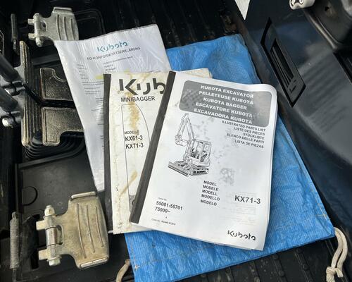 Mini bagr Kubota KX 71-3 hyd.svahovka,pouze 1900mh