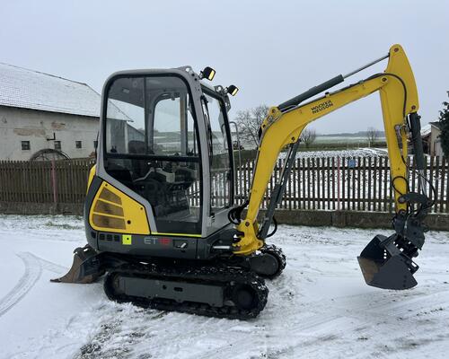 Mini bagr Wacker Neuson ET 18 hyd.svahovka,1800mth