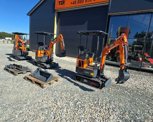 Minibagr 1t LGCM LG10 + 3 lžíce 20/40/80 cm Opava