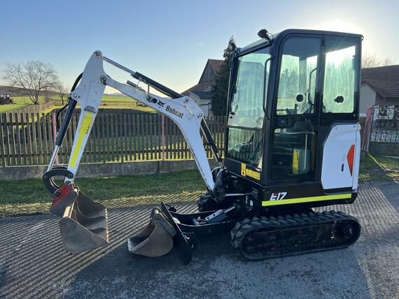 Minibagr Bobcat E17 hyd. podvozek, pouze 2.600mth