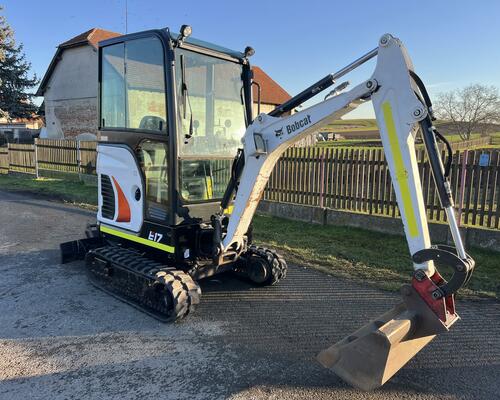 Minibagr Bobcat E17 hyd. podvozek, pouze 2.600mth