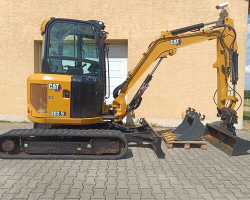 Minibagr CAT 303,5 CR 07A - r.v. 2022 - klima