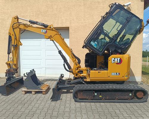 Minibagr CAT 303,5 CR 07A - r.v. 2022 - klima