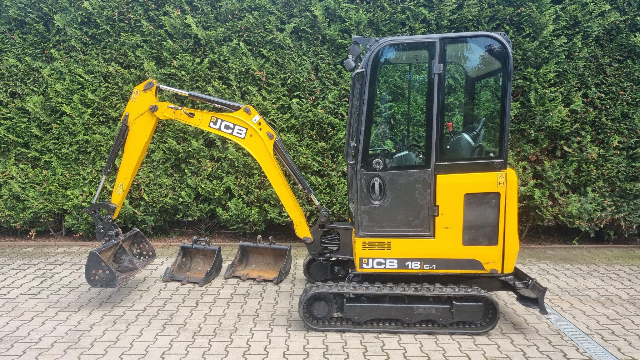 Minibagr Jcb 16c-1 3x lžíce 1292 mth neni DPH
