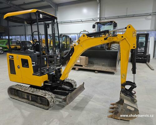 Minibagr JCB 16C-1, rok výroby 2020, 1071 mth
