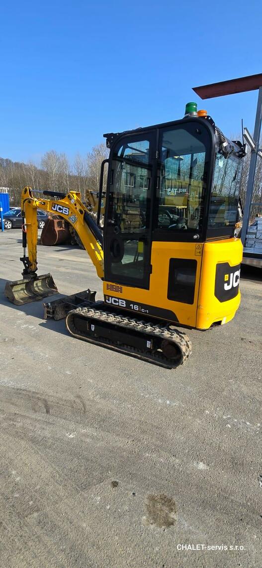 Minibagr JCB 16C-1, rok výroby 2021, 224 mth ORIGINAL