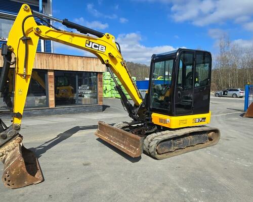 Minibagr JCB 57C-1, r.v. 2020, 1573 mth, nové pásy Minibagr JCB 57C-1, r.v. 2020, 1573 mth, nové pásy