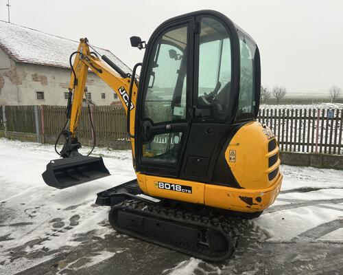 Minibagr JCB 8018 cts hyd.podvozek+svahovka, 2014