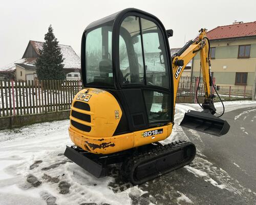 Minibagr JCB 8018 cts hyd.podvozek+svahovka, 2014