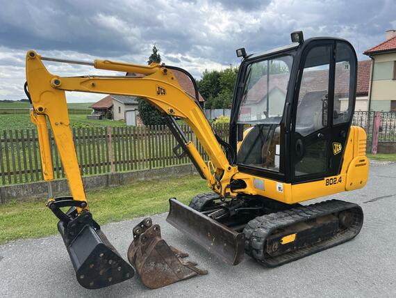 Minibagr JCB 802.4 / 2x lžíce / 2,5t / 2005