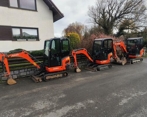 Minibagr Kubota KX016-4, rok 2017, 1800mth, roztah. pásy TOP