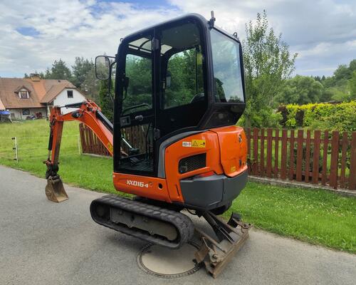 Minibagr Kubota KX016-4, rok 2017, 1950mth, roztah. pásy
