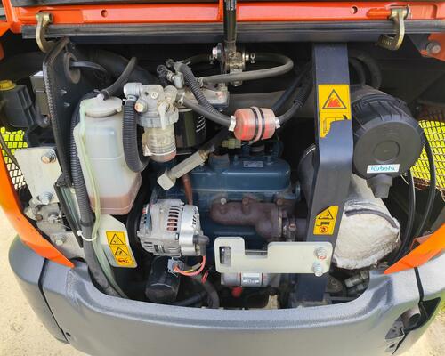 Minibagr Kubota KX016-4, rok 2018, 1600mth, roztah. pásy