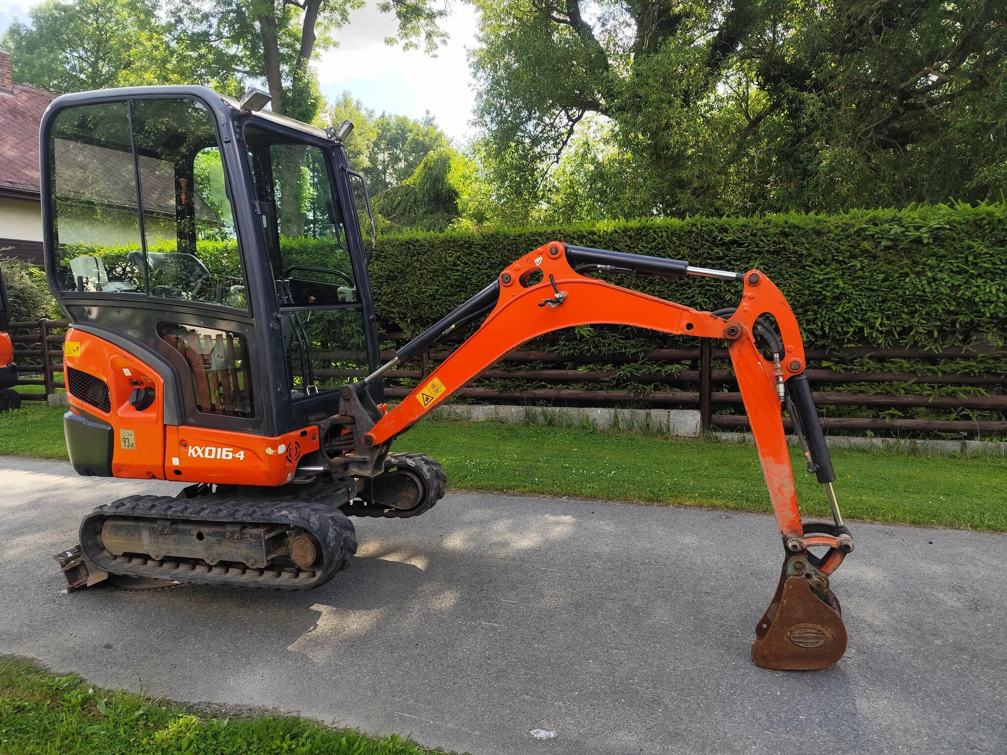 Minibagr Kubota KX016-4, rok 2018, 1700mth, roztah. pásy