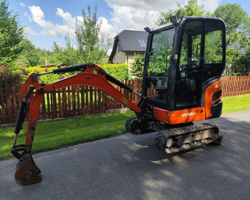Minibagr Kubota KX016-4, rok 2018, 1700mth, roztah. pásy