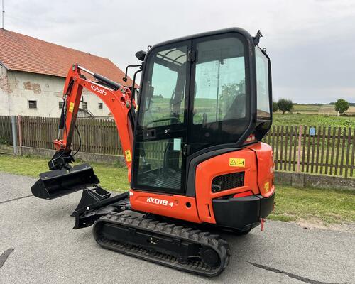 Minibagr Kubota KX018-4 hyd.podvozek / svahovka / 2020