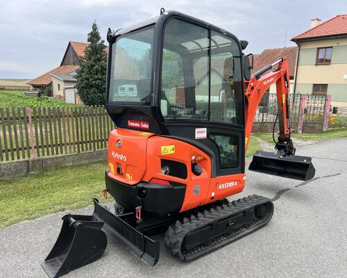 Minibagr Kubota KX018-4 hyd.podvozek / svahovka / 2020