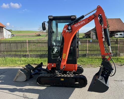 minibagr Kubota KX018-4 hyd.svahovka + hyd.podvozek/2x podkop