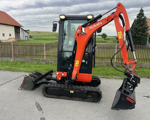 Minibagr Kubota KX018-4 hyd.svahovka+podkopy / 2021