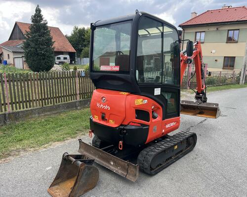 minibagr Kubota KX018-4 hyd.svahovka, pouze 2500h