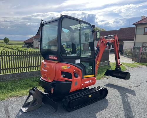 Minibagr Kubota KX019-4 hyd.podvozek / 2x lžíce