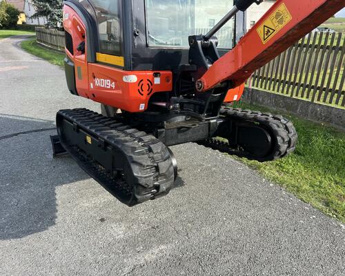 Minibagr Kubota KX019-4 hyd.podvozek / 2x lžíce