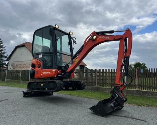 Minibagr Kubota KX019-4 hyd.podvozek/ hyd.svah/ 2t