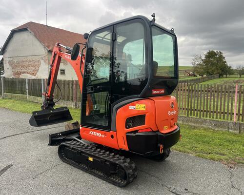 Minibagr Kubota KX019-4 hyd.podvozek / hyd. svahovka