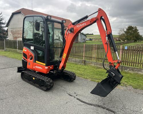 Minibagr Kubota KX019-4 hyd.podvozek / hyd. svahovka