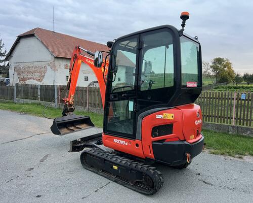 minibagr Kubota KX019-4 hyd.podvozek+svahovka, 2t