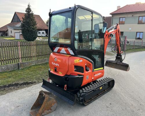 Minibagr Kubota KX18-4 hyd.podvozek+hyd.svahovka