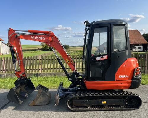 Minibagr Kubota KX61-3 / 2.7t / 2x lžíce/ 2800mth