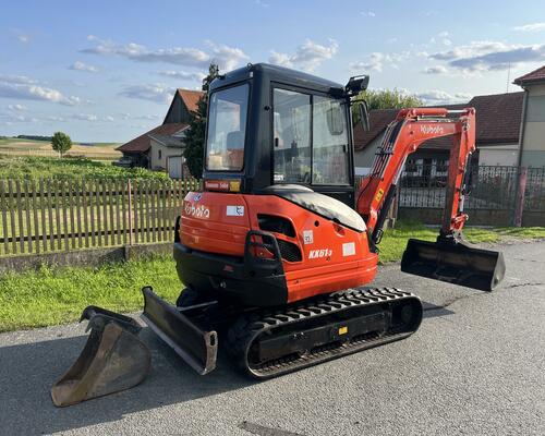 Minibagr Kubota KX61-3 / 2.7t / 2x lžíce/ 2800mth