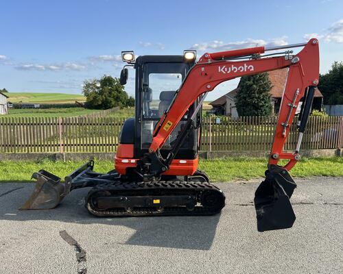 Minibagr Kubota KX61-3 / 2.7t / 2x lžíce/ 2800mth