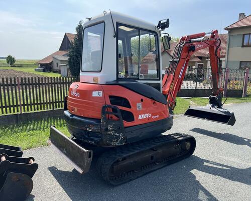 Minibagr Kubota KX61-3 hyd.svah+podkopy -TOP STAV