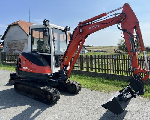 Minibagr Kubota KX61-3 hyd.svah+podkopy -TOP STAV