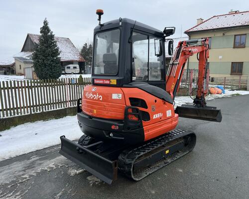 Minibagr Kubota KX61-3 hyd.svahovka, 1700mth, TOP