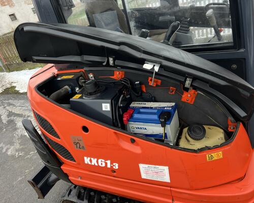 Minibagr Kubota KX61-3 hyd.svahovka, 1700mth, TOP