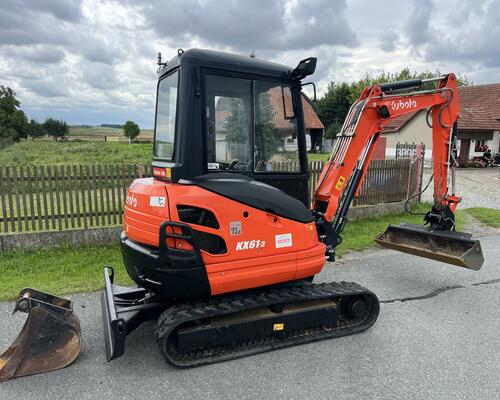 Minibagr Kubota KX61-3 hyd.svahovka/ 1900mth/ 2,7t